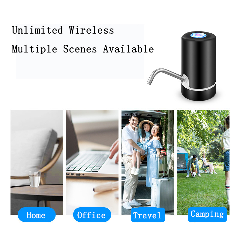 Water dispenser USB Fast Charging Double Motor Electric Automatic Bottle Drinking Water Pump Dispenser Charge Double Pump Barrel