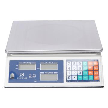 30kg Stainless Steel Electronic Kitchen Scales Digital Commercial Shop Scales Weigh Food Ingredients and Liquid (AU Plug)