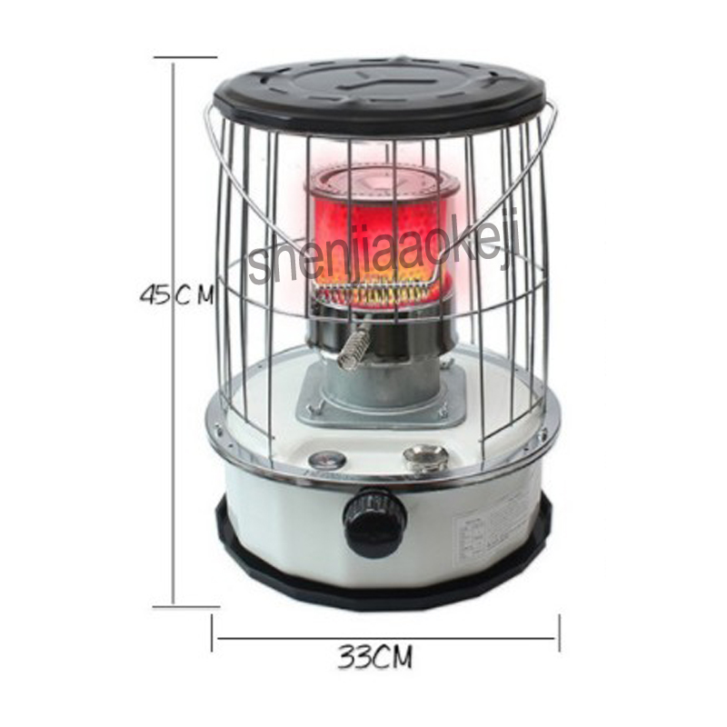 Portable Kerosene Heater Ice Fishing Camping Stove Outdoor Heating Cooking Rice Heating Barbecue Stove Household/Office 1PC