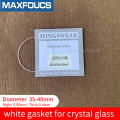 plastic white gasket for crystal glass Internal diameter 35-40mm Thickness 0.4 hight 0.85mm Watch parts Watch Accessories,1pcs