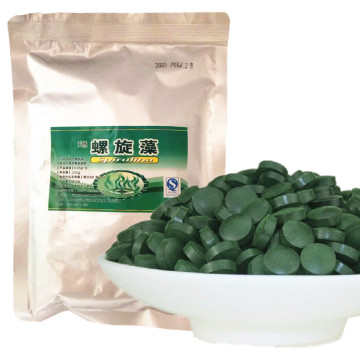 Green Food Health 1000 Pills Quality Approved Anti-fatigue Anti-radiation Enhance-immune 200g Green Natural Spirulina Health Tea