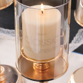 Gold Metal Pillar Candle Holders Pillar Candle Centerpieces Table Mantel Fireplace Decor Metal Candlestick Nordic Home Decor