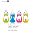 Umee 240ml Baby Feeding Glass Milk Bottle With Colorful Drop Protect Anti Colic With International Patent Mother Touch Teat
