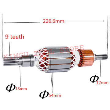 AC220-240V Rotor Motor Armature for BOSCH GSH27 11304 USH27 GSH27VC Hammer Abbruchhammer Schlaghammer Parts Engine Rotor