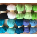 WFPFBEC Queensland sheep wool felt fiber DIY home handmade wool felt poke fun 10g/10pcs/lot 100g+gift free shipping