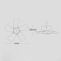 5V Remote Control Timing USB Ceiling Fan Air Cooler 4 Speed Fan for Bed Camping Dropship