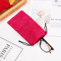 New Portable Solid Color Sunglasses Bags Drawstring Eyeglasses Pouch Myopia Glasses Case Soft Eyeglasses Bag Eyewear Accessories