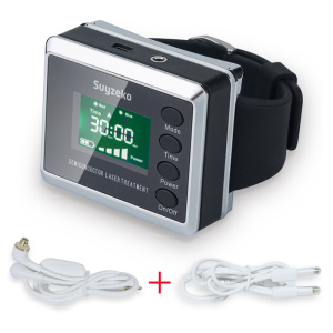 Latest Blood Pressure Wrist and Intranasal Irradiation Therapeutic Laser Watch