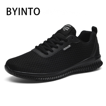 Big Size 39-48 Men Tennis Shoes Super Light Breathable Mesh Sneakers Black Male Sports Trainers Tenis Masculino Chaussures Homme