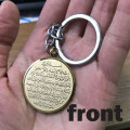 zkd Allah AYATUL KURSI stainless steel key chains islam muslim key ring