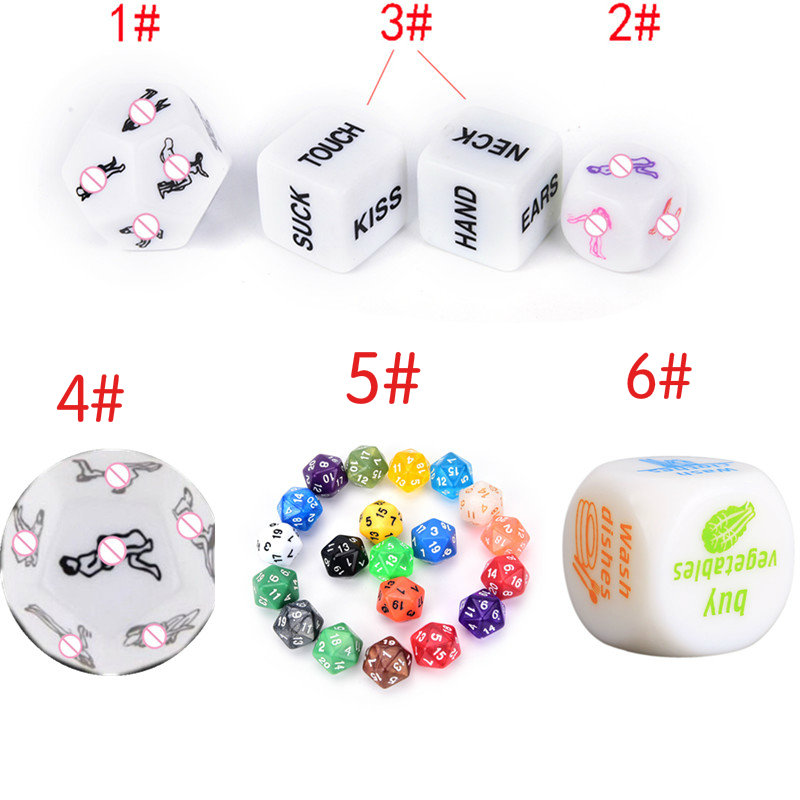 Sexy Romance Love Humour Gambling Adult Games Funny Sex Dice 12 Positions Erotic Craps Pipe For Couples New 1 PCS