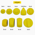 Sanding Disc Holder Sand paper Backing Polishing Pad Hand Grinding Block PU Foam Sanding Disc