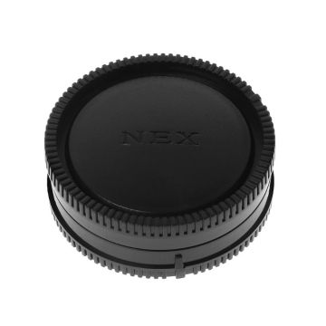 Rear Lens Body Cap Camera Cover Anti-dust 60mm E-Mount Protection Plastic Black for Sony A9 NEX7 NEX5 A7 A7II