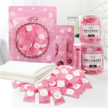 30pcs Disposable Pure Cotton Compressed Portable Travel Face Towel Candy Shape Packing Dry Napkin Outdoor Wash Tissue