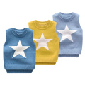 Cute Spring Autumn Boys Girls Babies Knitting Cartoon Star Casual Sleeveless Vest,Newborn Baby Costume Kids Waistcoat Outerwear