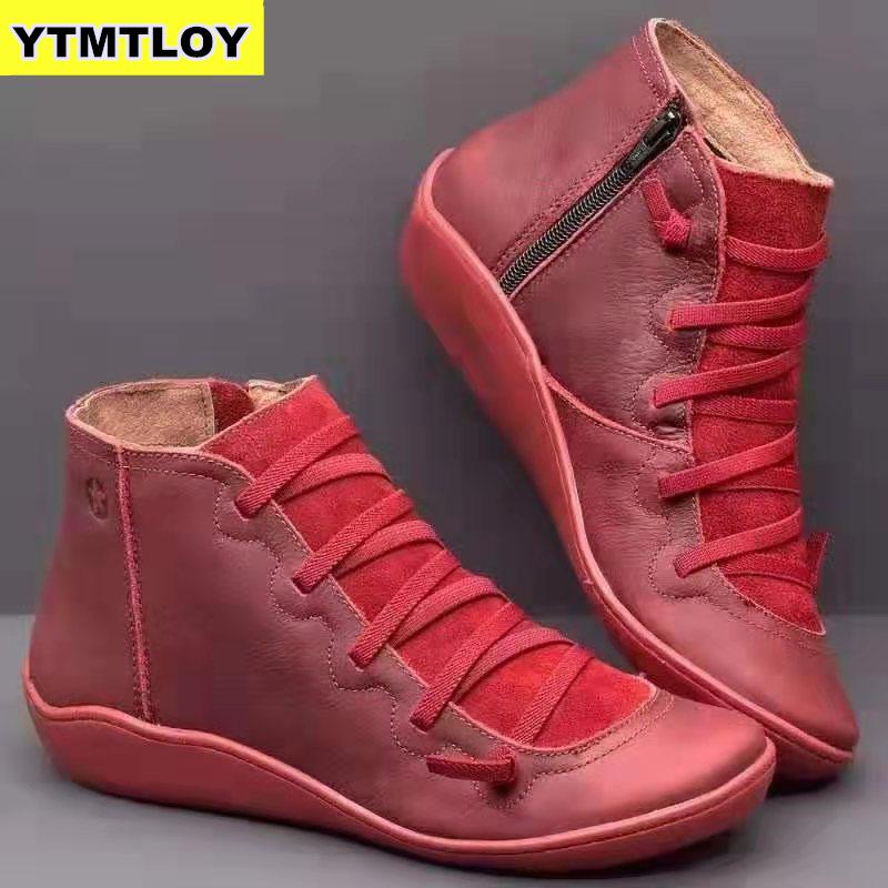 2019 British wind tooling HOT boots ladies large size high boots short boots wild casual shoes women's boots