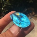 1PC Madagascar Rough Polished Natural Labradorite Stone Crystal for Pendant Necklace Earrings Bracelet Diy Jewelry Making