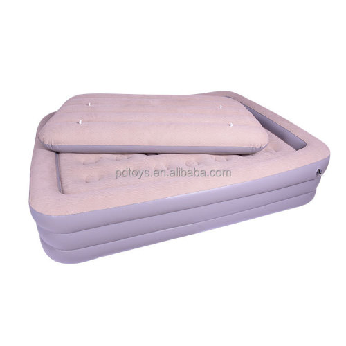 Queen Size Flocking backrest Air Bed Inflatable mattress for Sale, Offer Queen Size Flocking backrest Air Bed Inflatable mattress