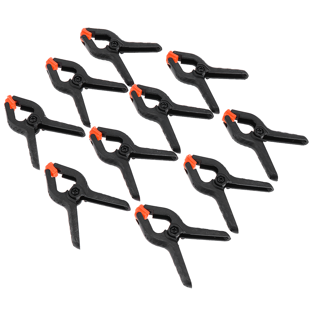 10pcs/lot 2 Inch DIY Tools Plastic Nylon Photography Background Grip Clip Carpentry Fixed Spring Clip Clamp Set For Woodworking