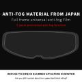 Motorcycle Helmet Lens Anti-fog Film Universal Clear Visor Lens Sticker Motorcycle Accessories