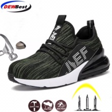 Men Safety Shoes with Metal Toe Indestructible Ryder Shoe Work Boots with Steel Toe Waterproof Breathable Sneakers Work Shoes