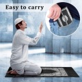 110 pcs Islam Prayer Rug Muslim Mat tapis de priere With Compass Travel Portable Braided Mats Vintage Pattern Rug Islamic Gift