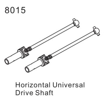 zd racing cvd Front transverse drive shaft 8015 Horizontal propeller shaft 08421 08427