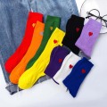 New Product Trend Autumn/Winter Cotton Hip Hop Happy Socks Personality Harajuku Dinosaur Grid Tide Socks Breathable Sox
