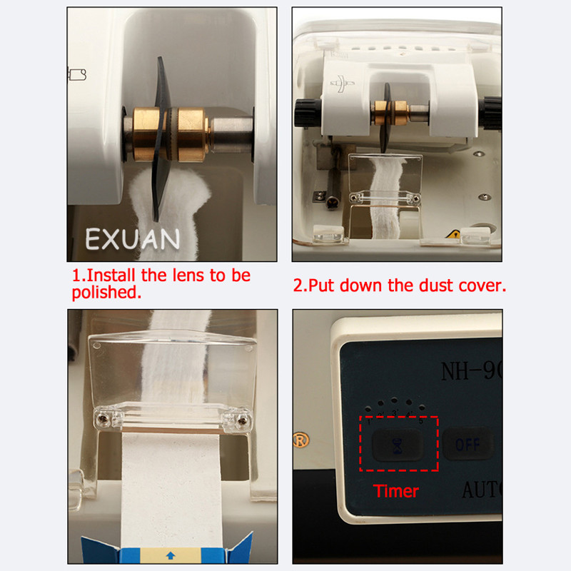 Gasses Processing Glass Eye Resin Grinding Lens Automatic Polishing Machine Automatic Polishing Tool Polishing