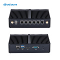 Qotom Pfsense AES-NI Mini PC Core i3 i5 i7 processor, 6 Intel Gigabit NICs, Serial, Fanless Mini PC PFSense