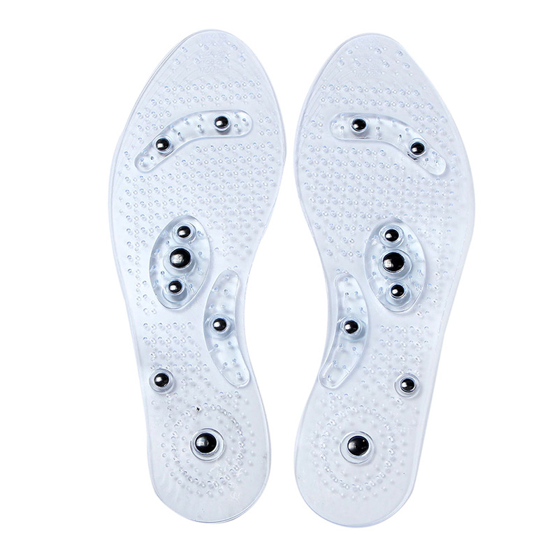 1Pair Shoe Gel Insoles Feet Magnetic Therapy Health Care Comfort Pads Foot Care Gifts Shipping From US Wholesale Prices