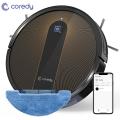 Coredy R750 Robot Vacuum Cleaner Smart Dry Wet Mopping Floor Carpet Auto Charge Home with Google Wifi Docking Station Best Life