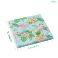 Flamingo Party Decoration Paper Napkins Palm Leaves Tableware Paper Napkin Hawaii Tropical Party Birthday Wedding Decoration