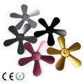 Cooling and ventilating parts Fireplace parts Fireplace fan fittings Aluminum alloy fan blades 5 leaves