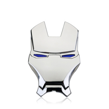 3D Alloy Metal Iron Man Emblem Badge Creative Car Stickers Decoration The Whole Body Automobile Accessories Decal High Quality