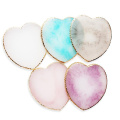 Fashion Resin Display Palette Practice Board Shelf Manicure Color Heart Pad Glue False Nail Art Gel Make Up Palette Tools