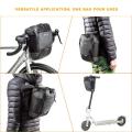 Waterproof Bicycle Handlebar Bag Safety Reflective Front Frame Bike Basket Storage Box With Shoulder Strap Cycling Accessory