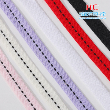 Single Layer Stitched Dot Shoelaces