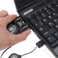 Flexible External Mini Vacuum Strong Cool Air Extract USB Notebook Laptop Cooling Cooler Fan Pad for Notebook Laptop Computer