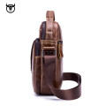 Genuine Leather Men's Messenger Bags quality Crossbody Bags Vintage cow leather man Shoulder bag for male Casual handbag