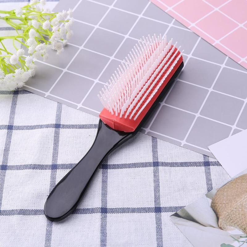 9 Rows Anti-Static Hair Brush Scalp Massager Men Oil Comb Hair Styling Tool