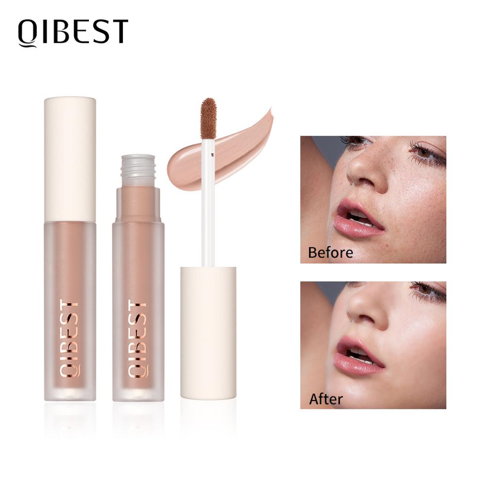 QIBEST Liquid Concealer Full Coverage Concealer Long Lasting Face Scars Acne Cover Moisturizing Face Contour maquiagem Makeup