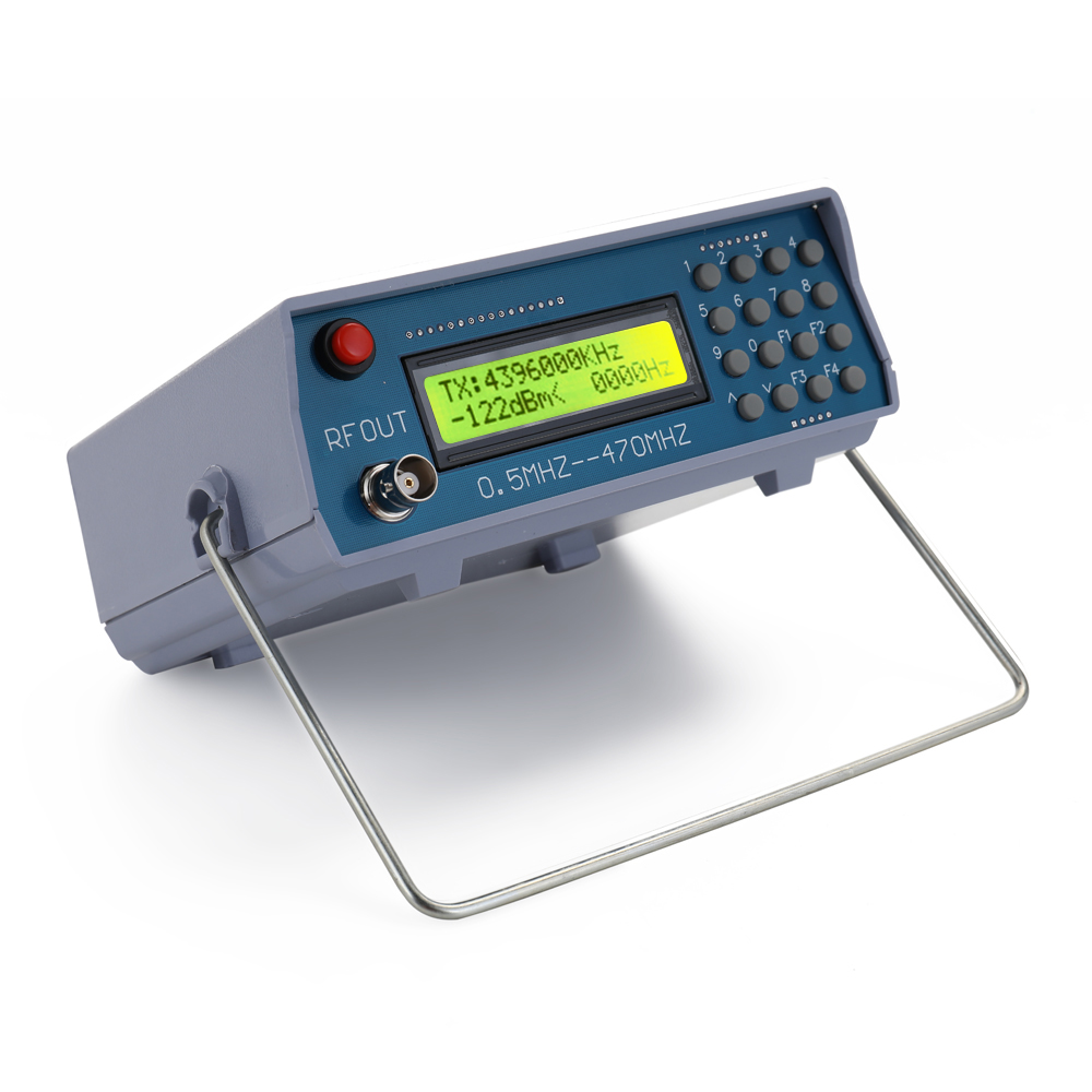 0.5MHz-470MHz RF Signal Generator Meter Tester Tesrting Tool Digital CTCSS Singal Output for FM Radio Walkie-talkie Debug