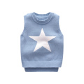 Cute Spring Autumn Boys Girls Babies Knitting Cartoon Star Casual Sleeveless Vest,Newborn Baby Costume Kids Waistcoat Outerwear