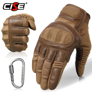 Touchscreen PU Leather Motorcycle Full Finger Gloves Protective Gear Racing Biker Riding Motorbike Moto Motocross Men 2021