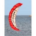 High Quality 2.5m Red Dual Line Parafoil Kite WithFlying Tools Power Braid Sailing Kitesurf Rainbow Sports Beach