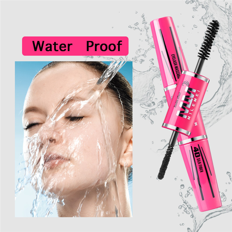Milemei 4D Mascara Waterproof Thick Curling Long and Not Blooming Eye Makeup Thick Curling Growth Liquid Anti-sweat Tidy Party