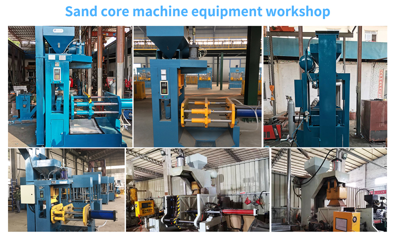 Sand core machine display