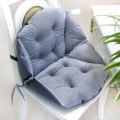 Winter Thicken Armchair Cushion Waist Protect One-Piece Office Chair Seat Pad Dining Stool Mat For Home Decor 15 Colors Sofa Pad