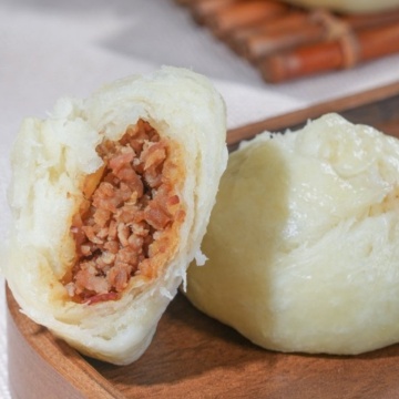 Frozen Pork Flaky Steamed Bun for Retail Chains